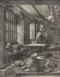 San Jerónimo en su estudio, 1514